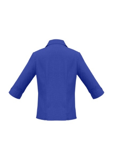 Picture of Biz Collection Ladies Oasis Shirt 3/4 Sleeve 100% breathable comfortcool polyester